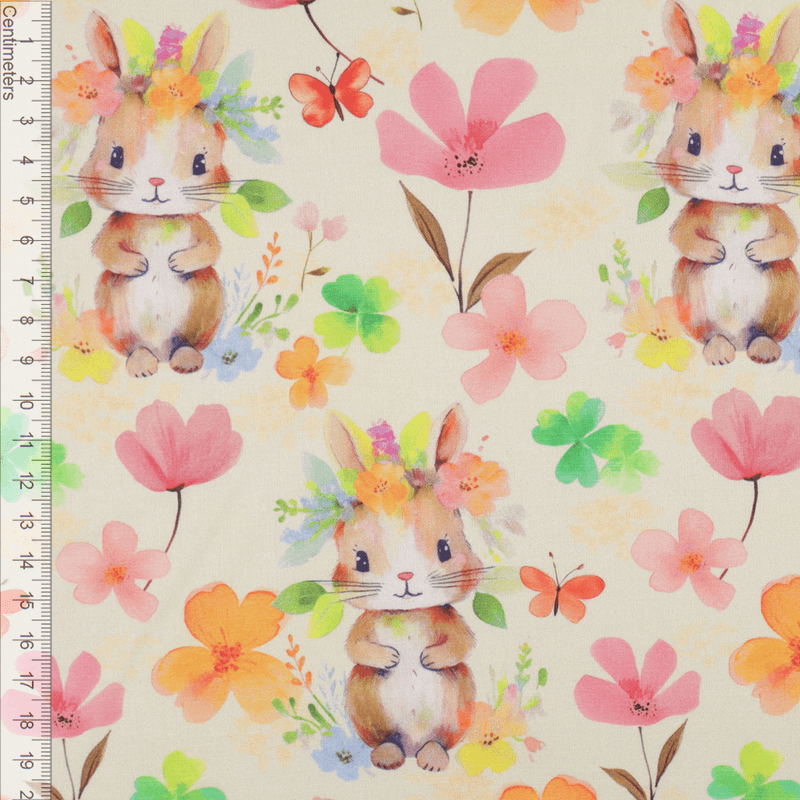 Spring Bunnies -  Fast Bomull
