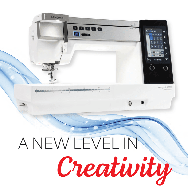 Janome Horizon Memory Craft 9480 QC Professional DEMOmaskin