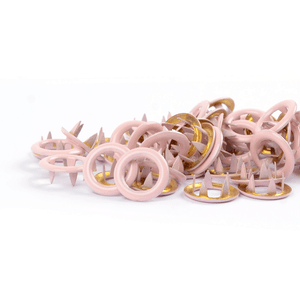 Hovedbilde Light Pink TD metalltrykknapper - 10 stk