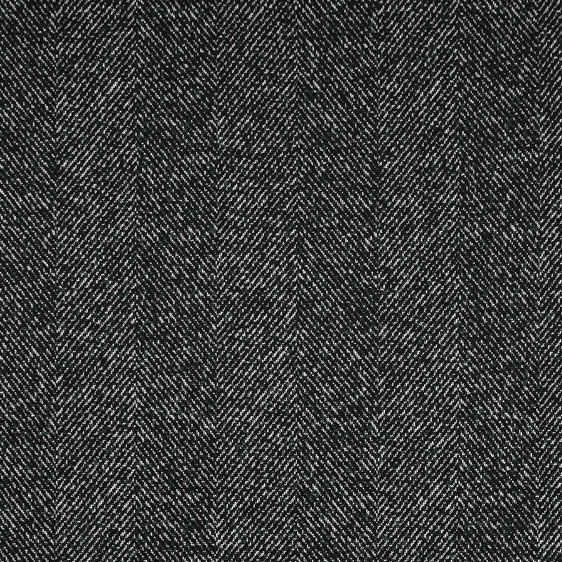 Petrol Herringbone - Jaqcuard