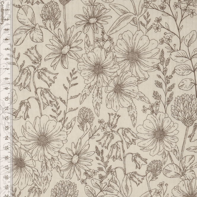Hovedbilde Meadow Sketch - Musselin