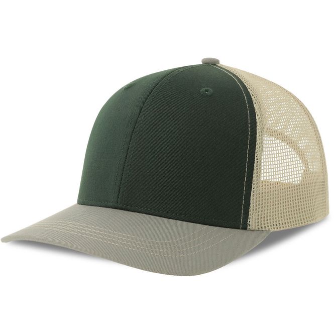 Hovedbilde M096 Sonic-S Caps - Bottle Green-Grey-Stone