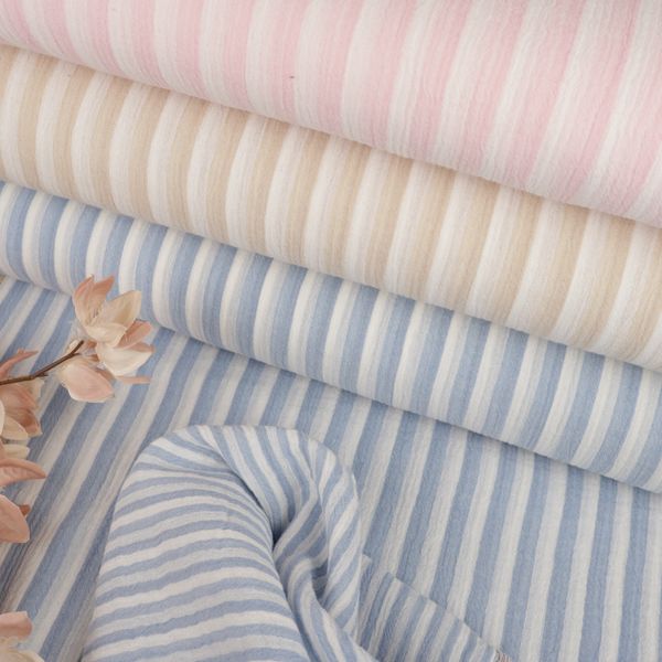 Stripeduo Rosa - Musselin