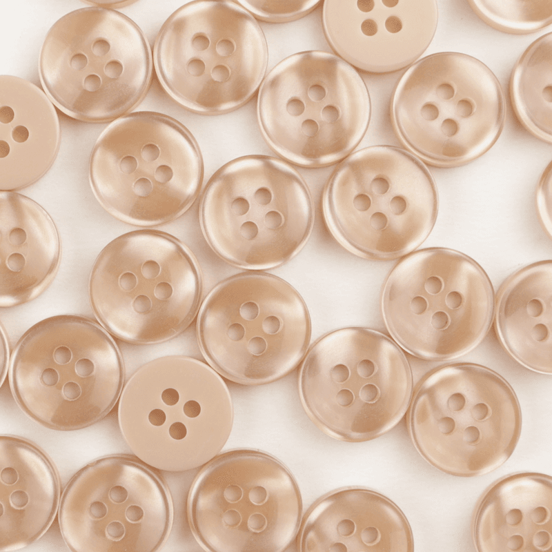 Porto Beige - 11,5 mm Resin Knapp